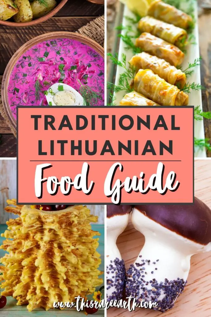 Traditional Lithuanian Food to Try On Your Visit Pinterest pin.