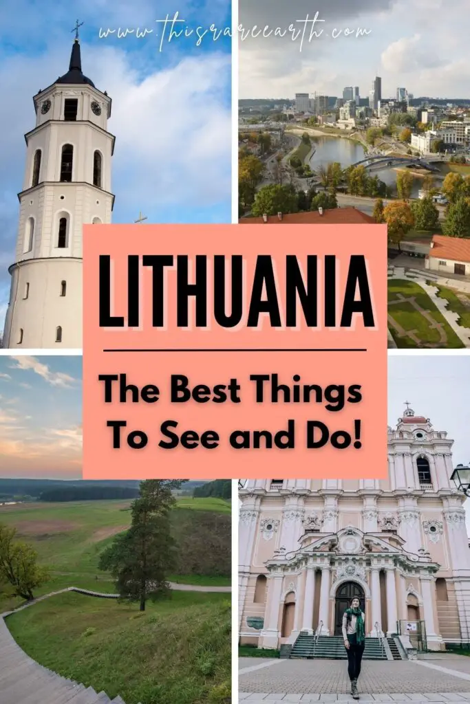 Lithuania travel guide - Pinterest pin.