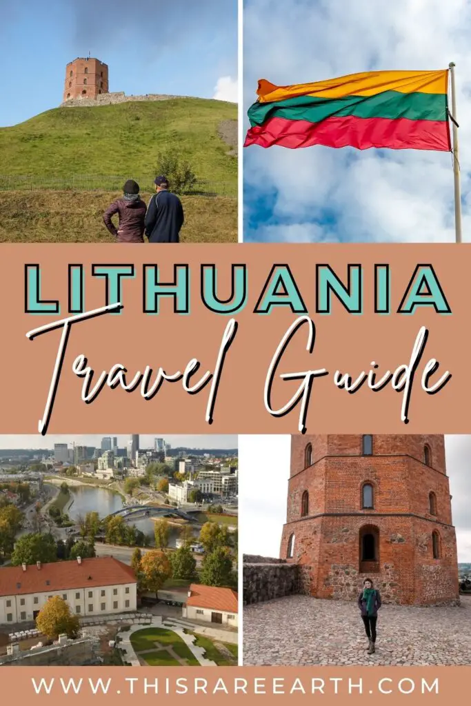 Lithuania Travel Guide Pinterest pin.