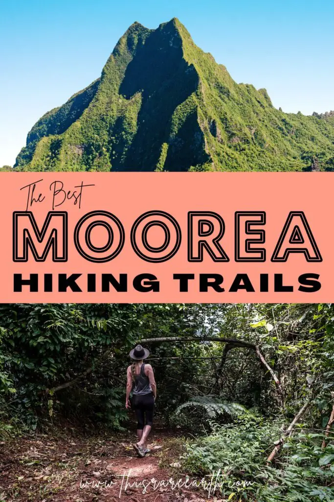 The Best Moorea Hiking Trails Pinterest pin.