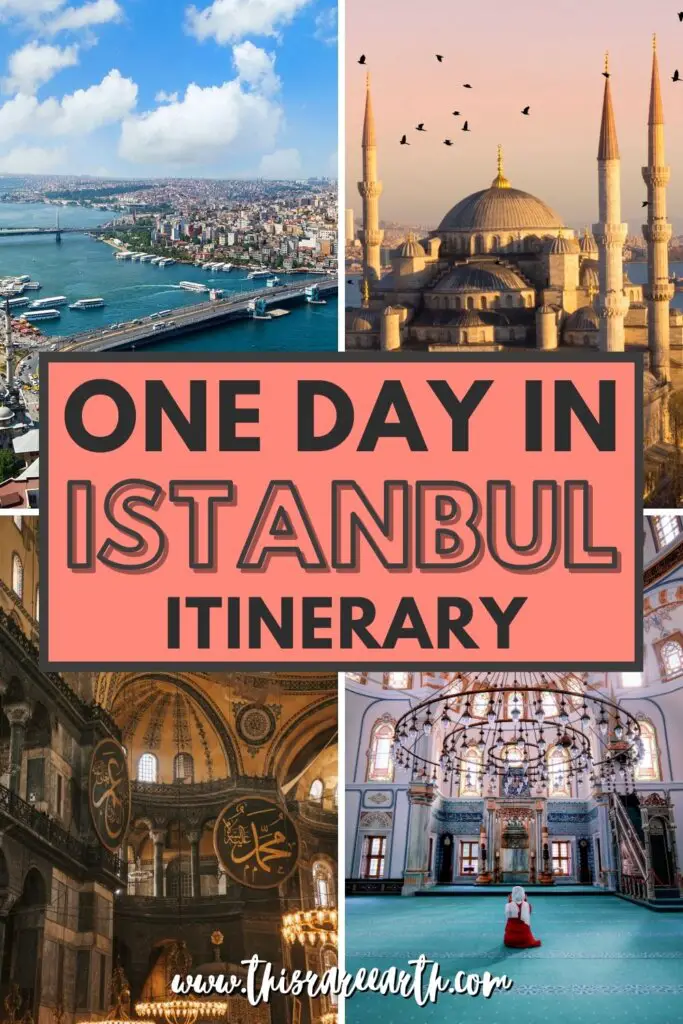 One Day in Istanbul Itinerary Pinterest pin.