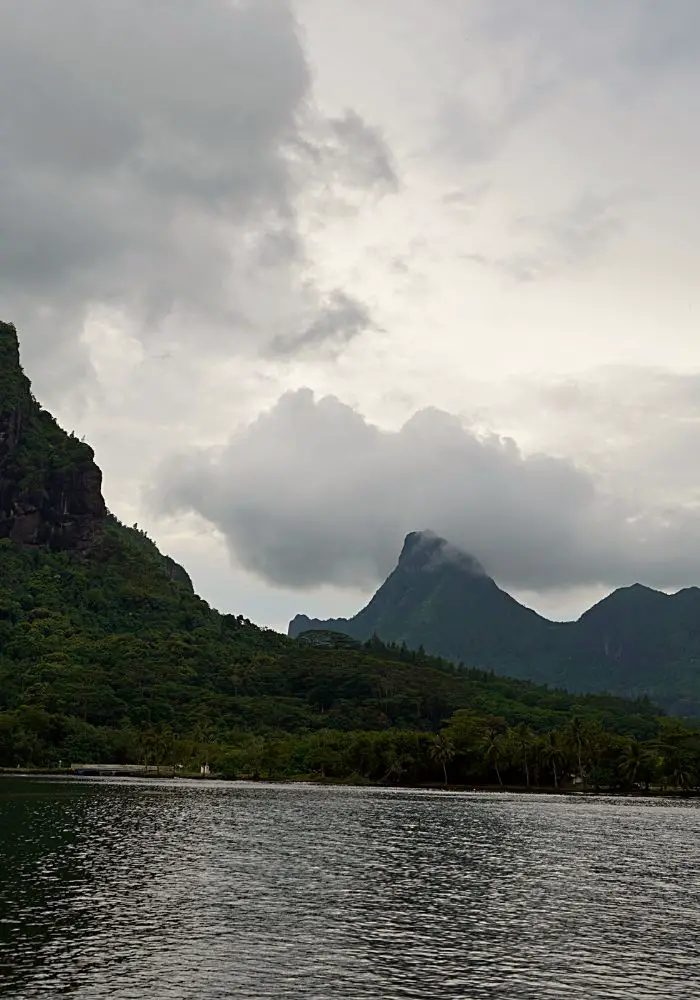 The mountain that inspired Te Fiti, one of the best Things To Do in Moorea, French Polynesia.