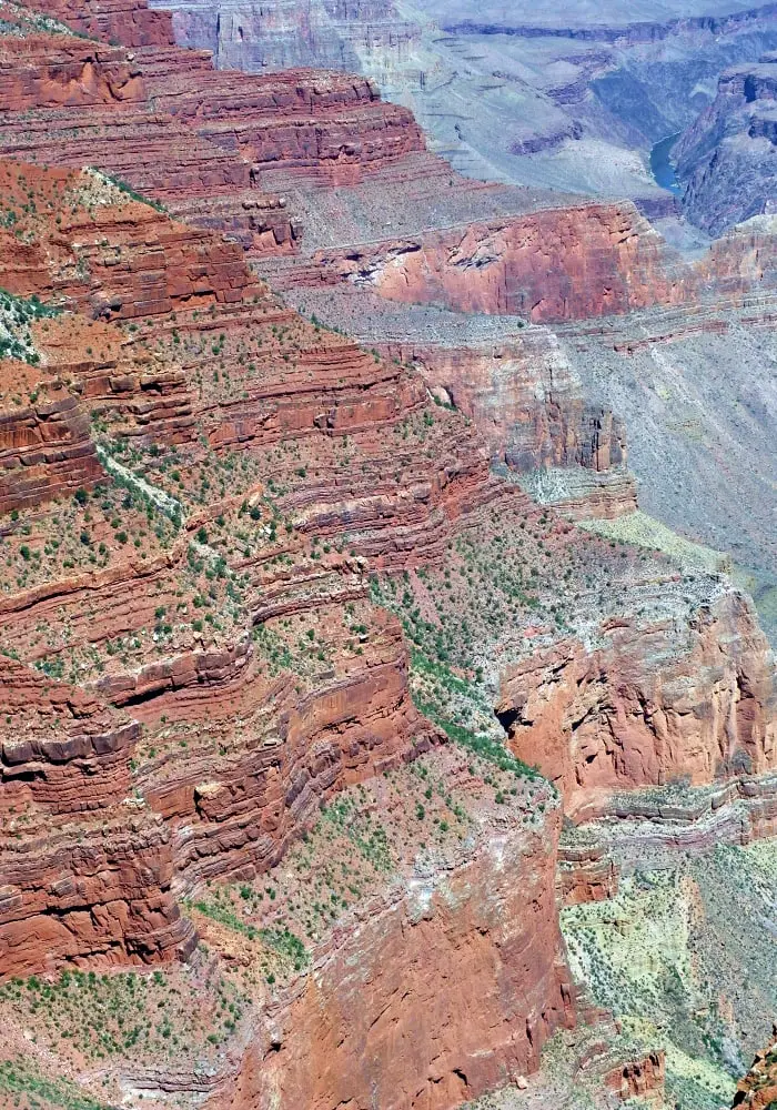 The red and orange cliffs of Grand Canyon South Rim, one of the best Arizona Bucket List Things To Do.
