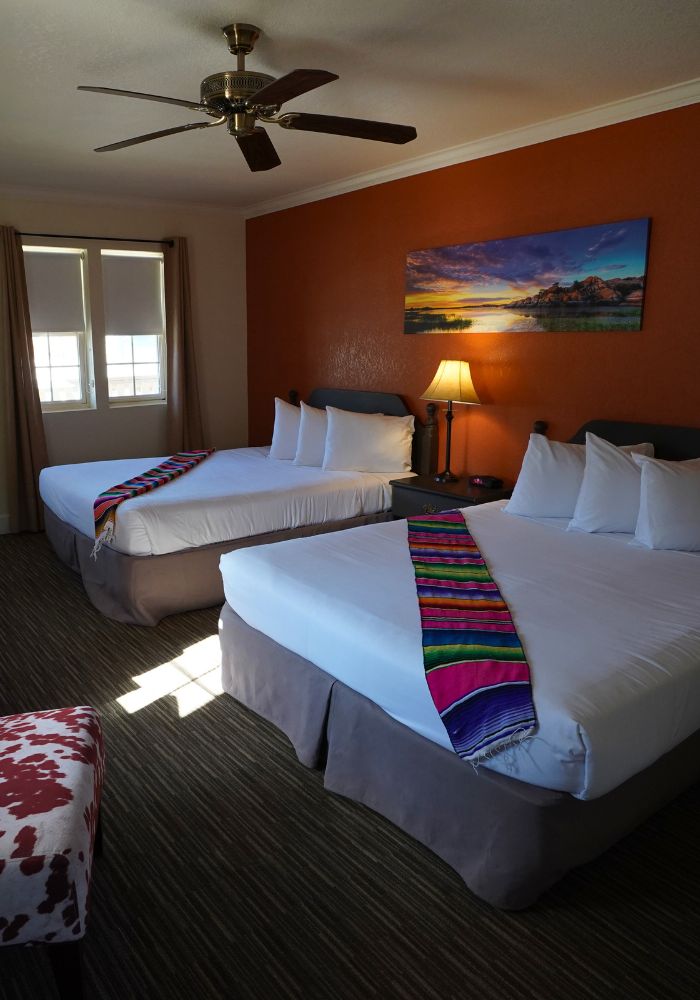 A Room at the Palm Canyon Hotel, Things To Do in Borrego Springs, California.