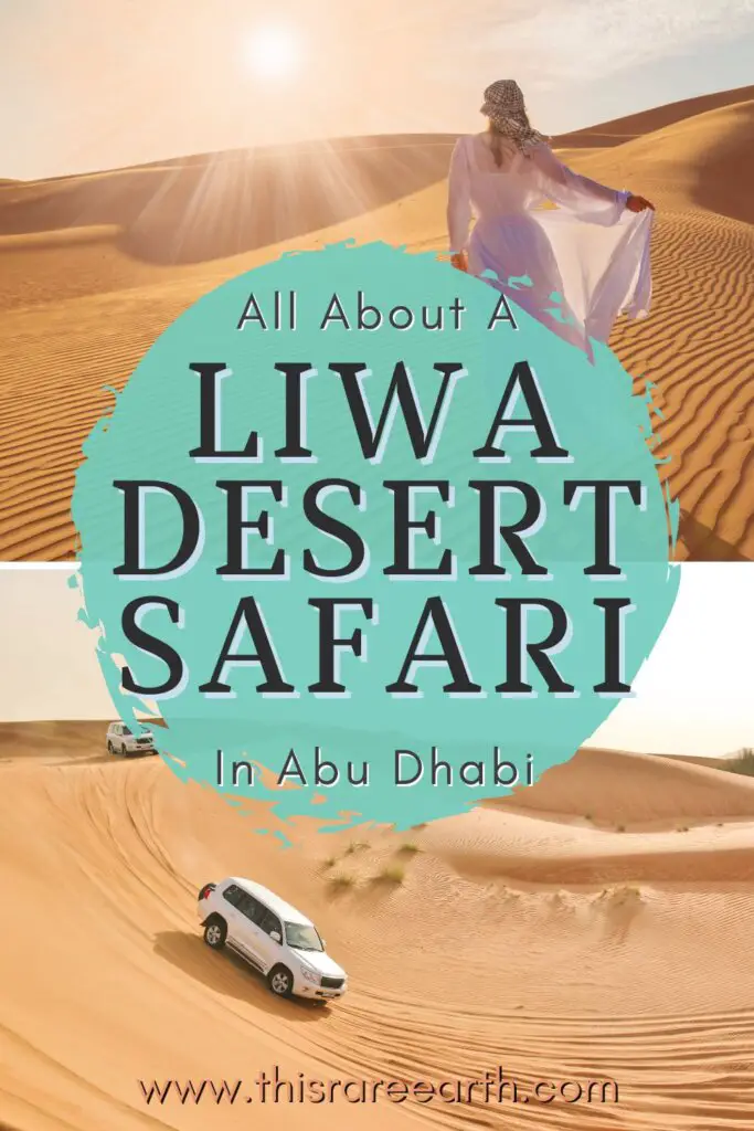 A Liwa Desert Safari Pinterest Pin.