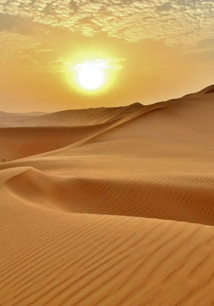 Sunrise in the Arabian Desert - one of the best Doha Day Trips and tours.