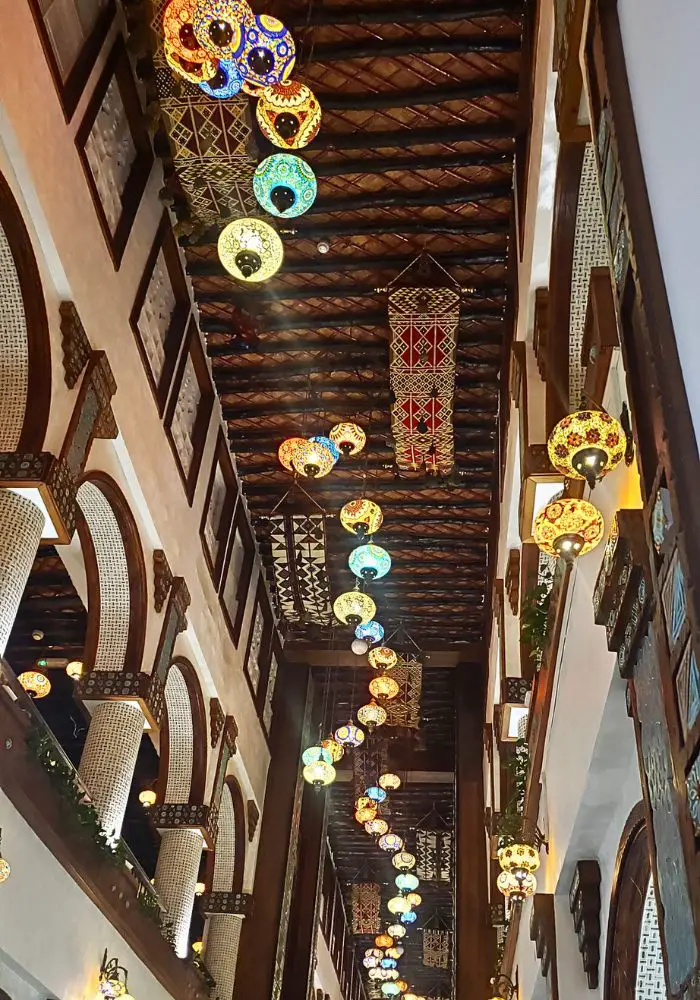 Colorful Lanterns at the Souq Waqif Art Center, one of the best Places To Visit in Doha, Qatar.