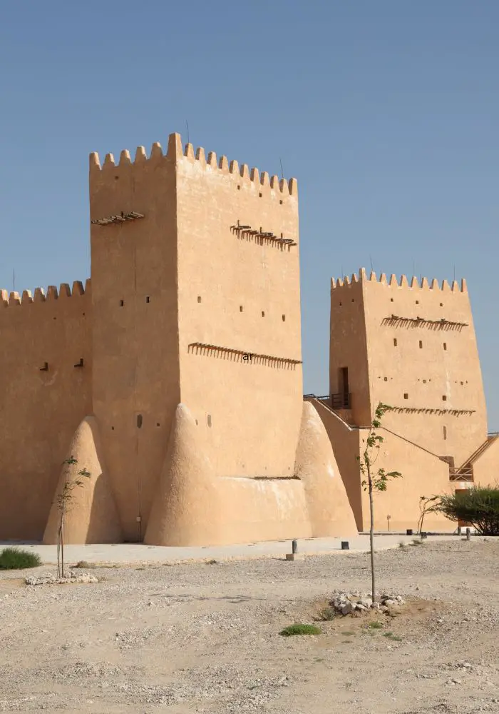 The sand colored Barzan Towers, one of the best Places To Visit in Doha, Qatar.