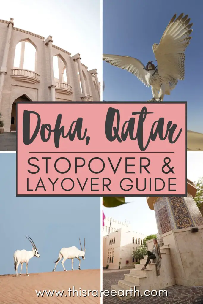 A Complete Doha Stopover & Doha Layover Guide Pinterest pin.