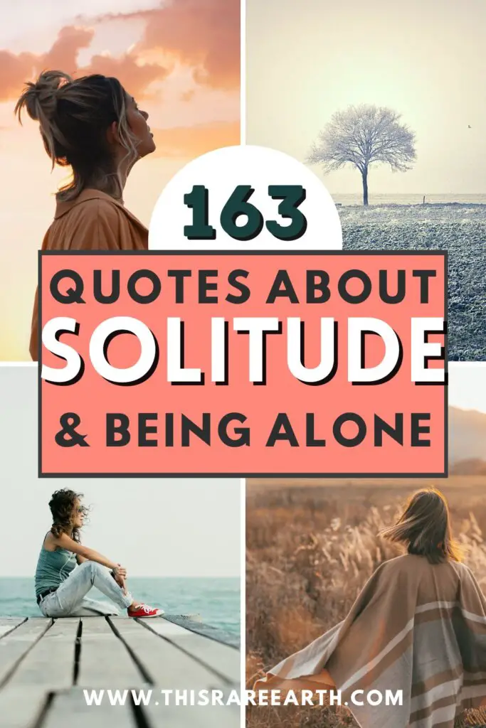 Being Alone Captions and Quotes for Instagram Pinterest pin.