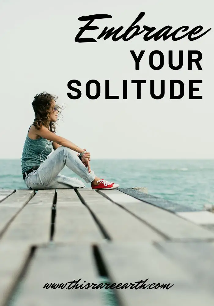 Girl sitting on a dock, Being Alone Captions and Quotes for Instagram.