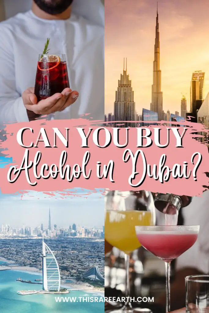 Can You Buy Alcohol in Dubai? Pinterest pin.