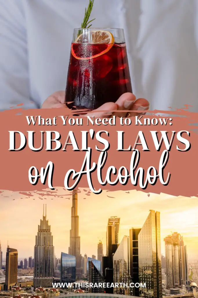 Can You Buy Alcohol in Dubai? Pinterest pin