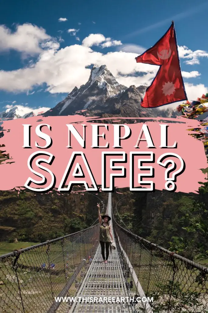 Is Nepal Safe for Solo Female Travel Pinterest pin.
