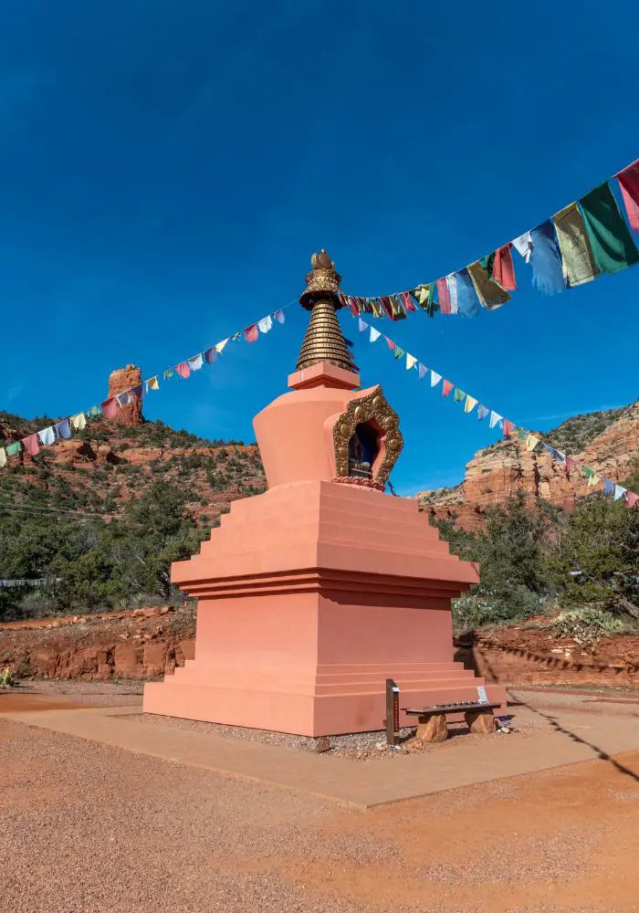 Amitabha Stupa and Peace Park - one of the most Unique Things To Do in Sedona, Arizona.