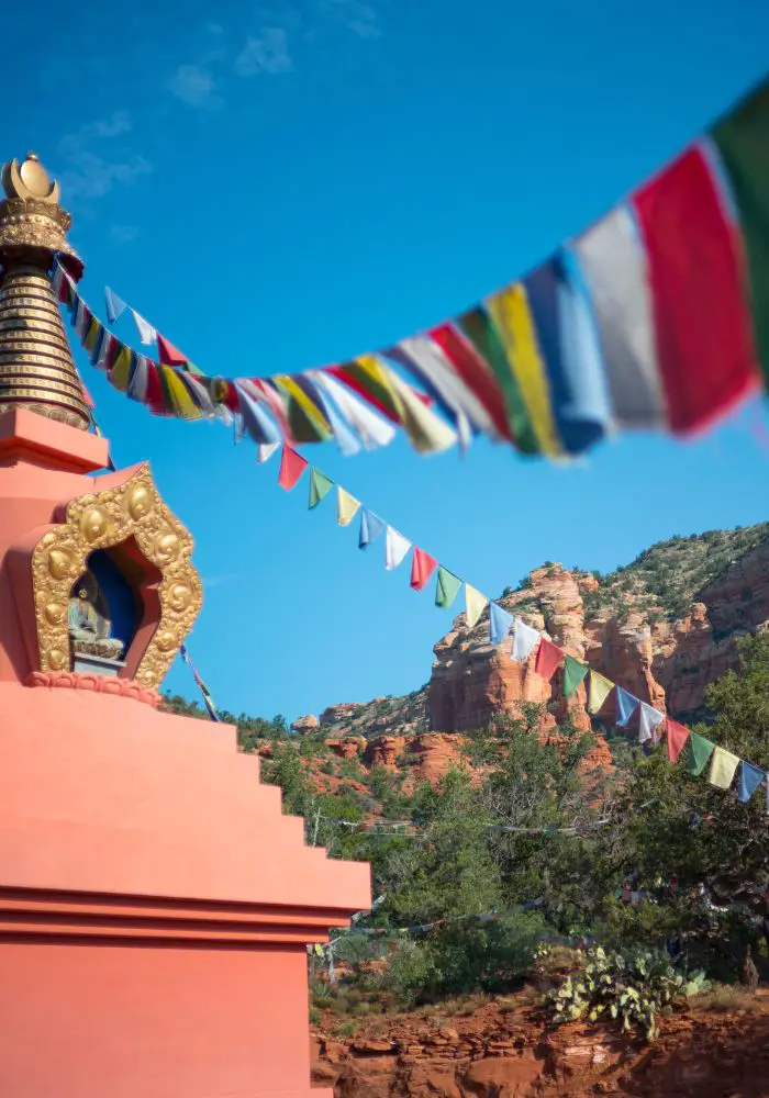 Amitabha Stupa and Peace Park - one of the most Unique places to visit in Sedona, Arizona.