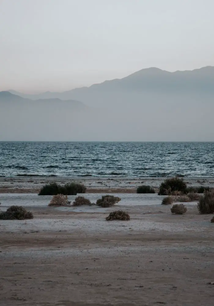 The Salton Sea, one of the best day trips from Palm Springs.