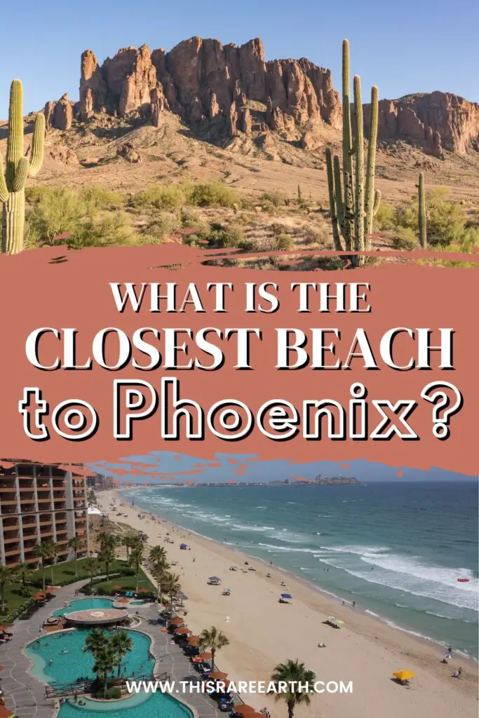 What is the closest beach to Phoenix Pinterest pin.