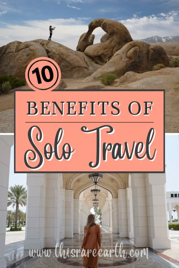 10 Benefits of Solo Travel Pinterest pin.