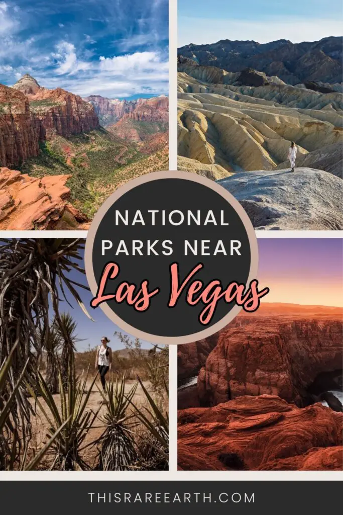 National Parks near Las Vegas Pinterest pin.