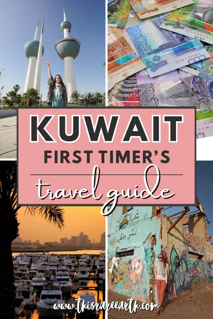 A Kuwait first timers travel guide Pinterest pin.