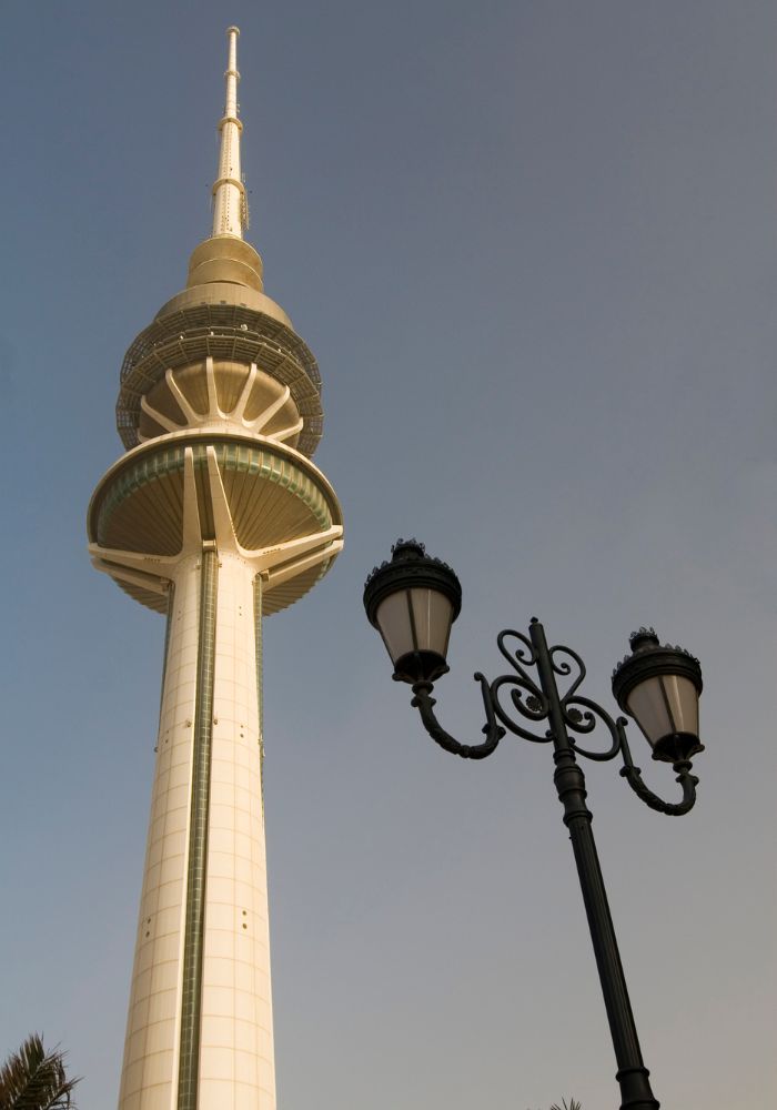 The tall Liberation Tower, one of the iconic things to do in Kuwait.