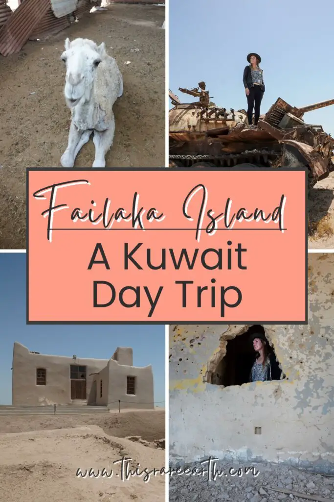 Failaka Island Day Trip Pinterest pin.