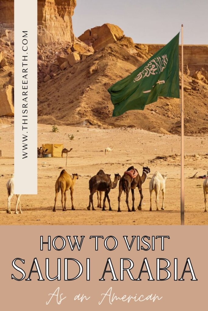 Can Americans travel to Saudi Arabia Pinterest pin.